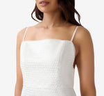 Sequined Sheath Short Cocktail Dress In Ivory 3