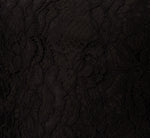 Floral Lace And Feather Trimmed Short Sheath Cocktail Dress In Black 6