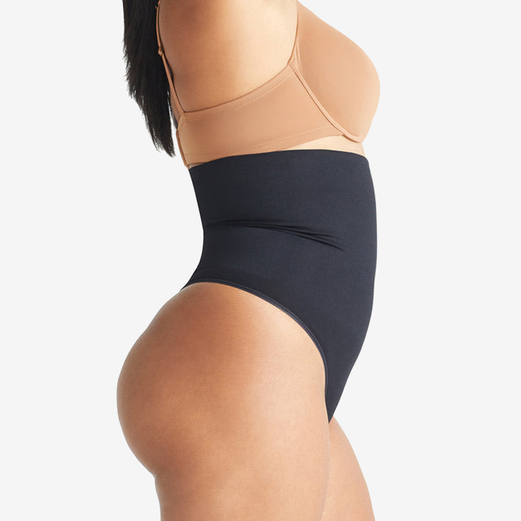 Wholesale Tummy Tuck High-Waist Thigh Slimmer in Black - Concept Brands -  Fieldfolio
