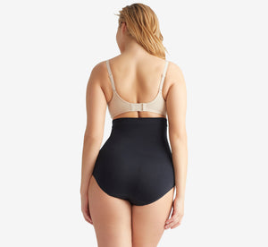 High Waisted Shaping Brief In Black