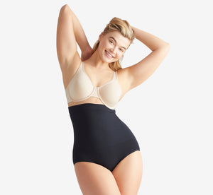 High Waisted Shaping Brief In Black